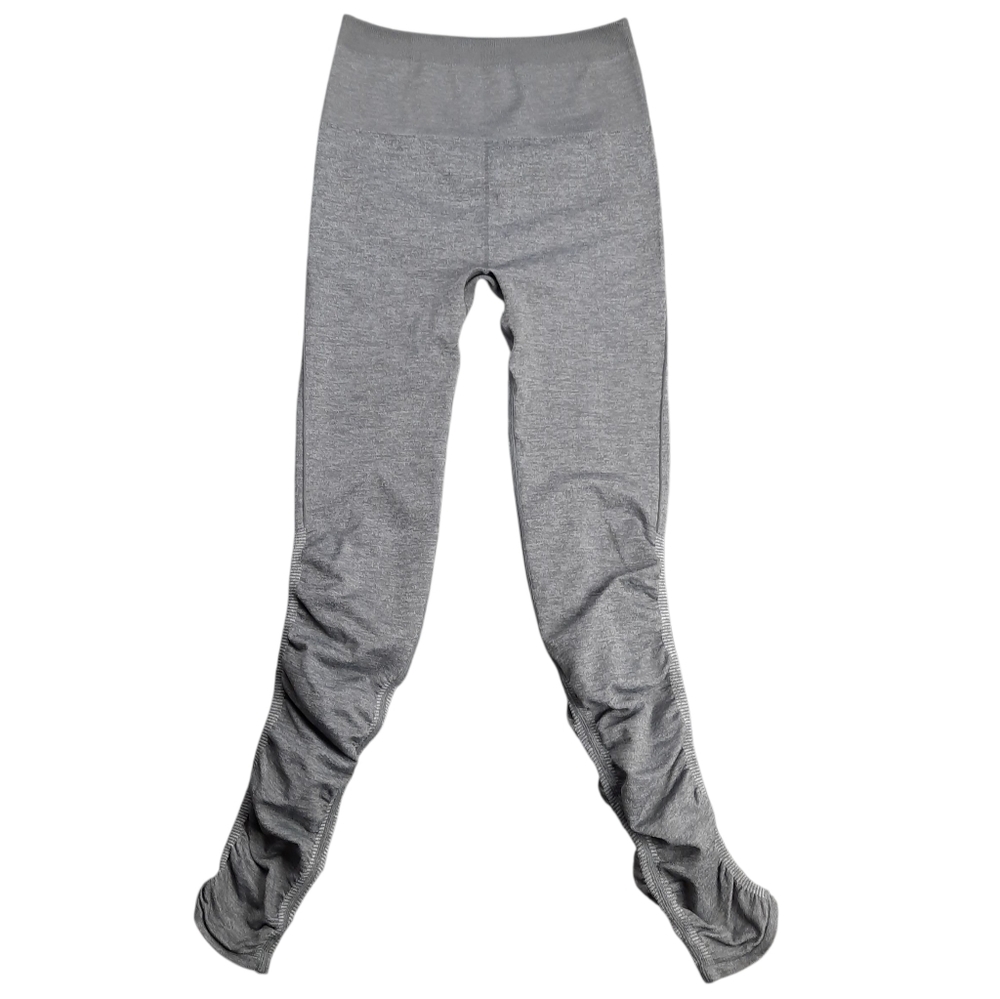 Fabletics Statement Seamless Ruched Legging Gray SZ S